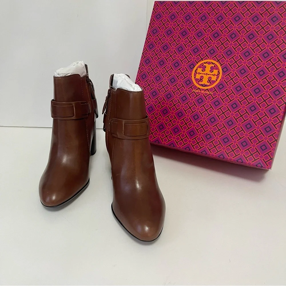 Tory Burch Almond Colton Leather Bootie- New In Box - Size 10- Reemoly - Picture 12 of 15